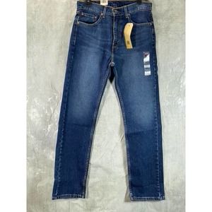 Levi's Men's Medium Wash 505 Regular-Fit Straight-Leg Denim Jeans SZ 32X32
